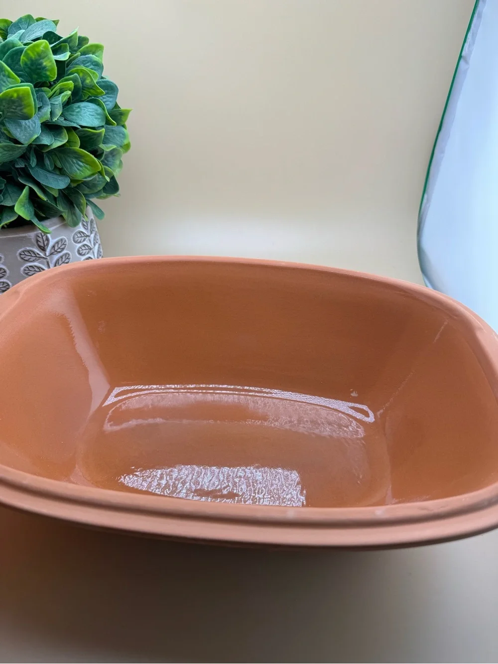 Romertopf Clay Baking Dish Dutch Oven Vintage 4.2 qt